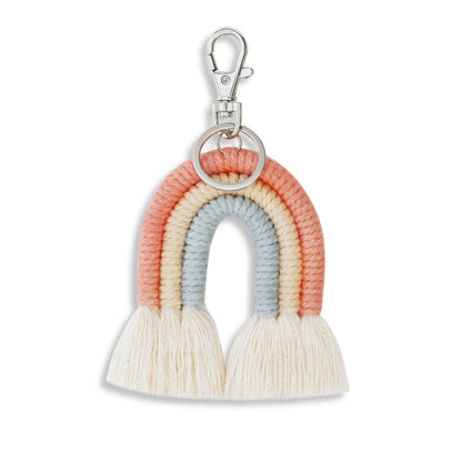 Creative Pendant Bohemian Tassel Bag Pendant Rainbow Keychain