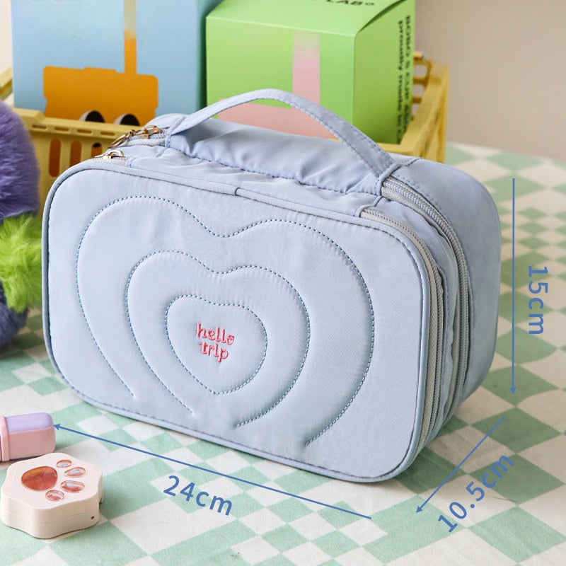 Love Large Capacity Handbag Make Up Bag