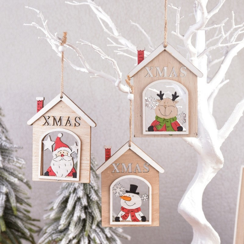 Christmas Wooden Candle Decorations