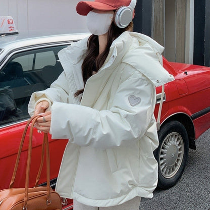 Solid Color Short Cotton Jacket