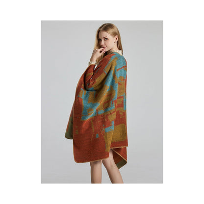 Imitation Cashmere Jacquard Shawl Scarf