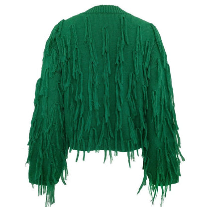 Fashionable Casual Loose Fringe Sweater