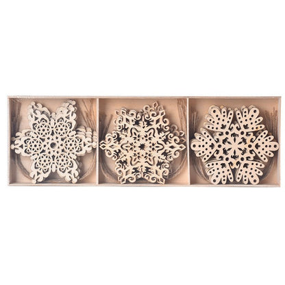 Christmas Wooden Candle Decorations