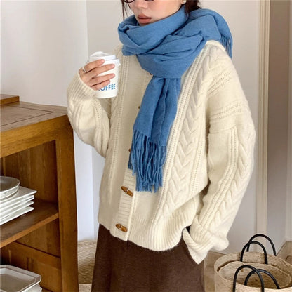 Loose Knit Cardigan Top