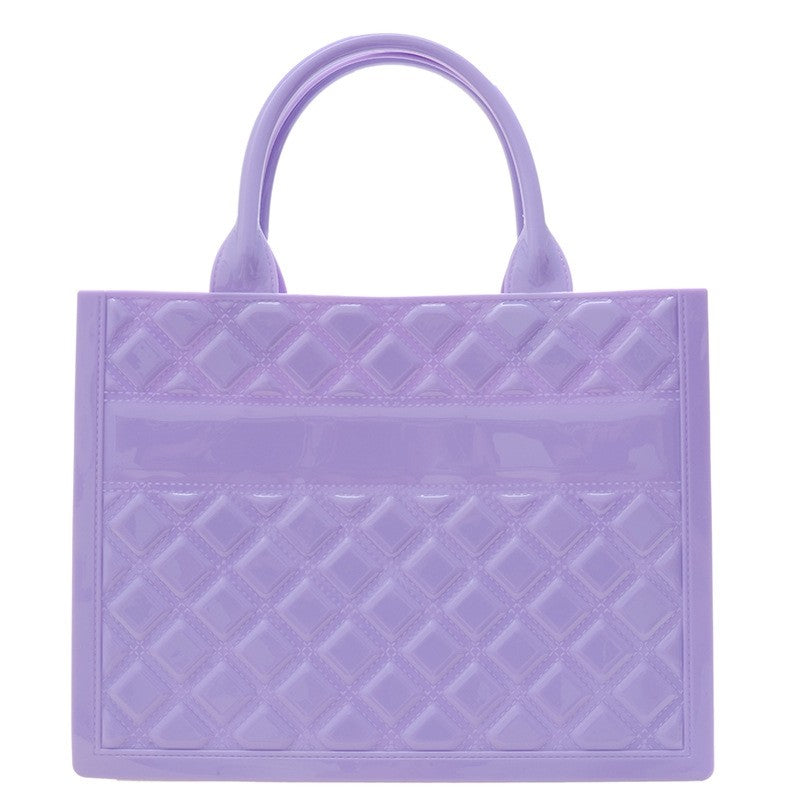 Large Capacity Solid Color Tote Handbag