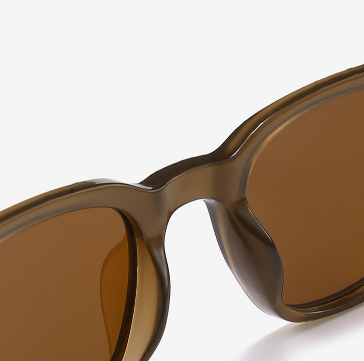Square Frame Simple Polarized Sunglasses