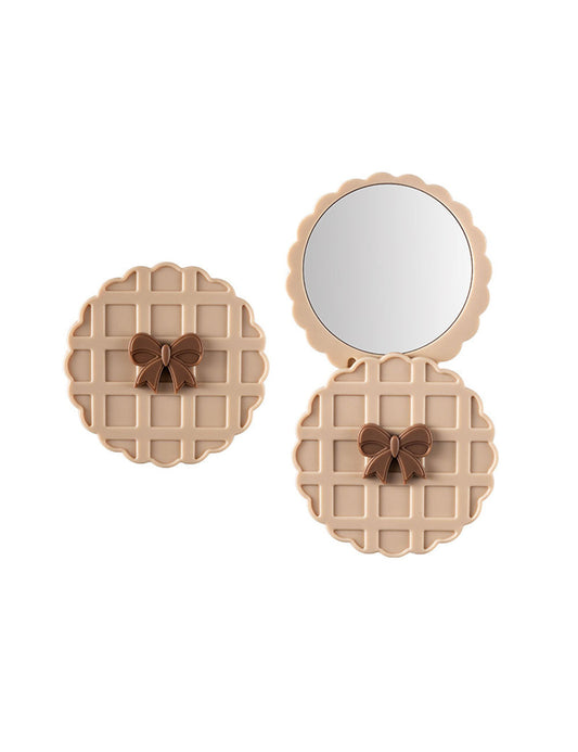 Bow Cute Rotating Portable Makeup Mirror