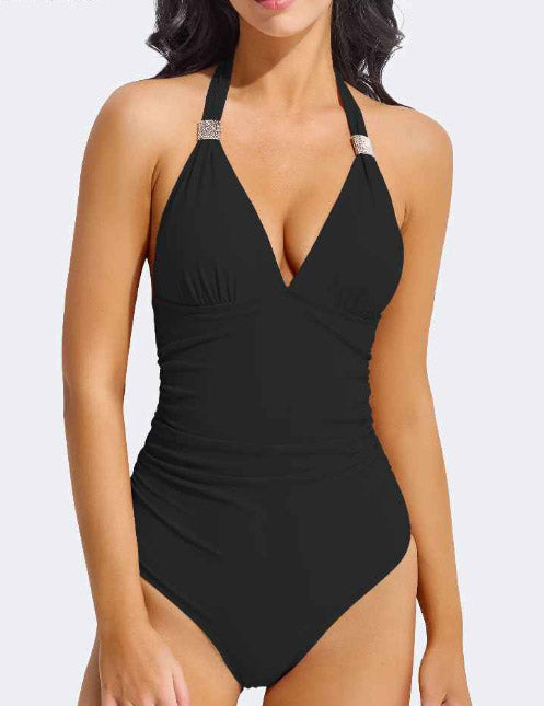 Halter String One Piece Backless Swimwear