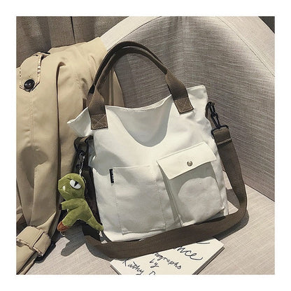 Canvas Large Capacity One-Shoulder Diagonal Handbag