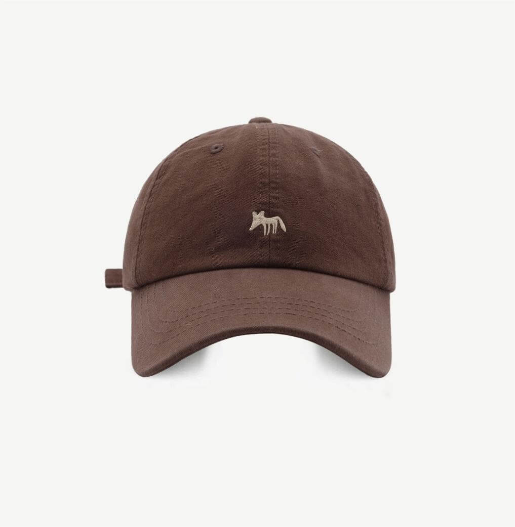 Cute Fox Embroidered Baseball Caps
