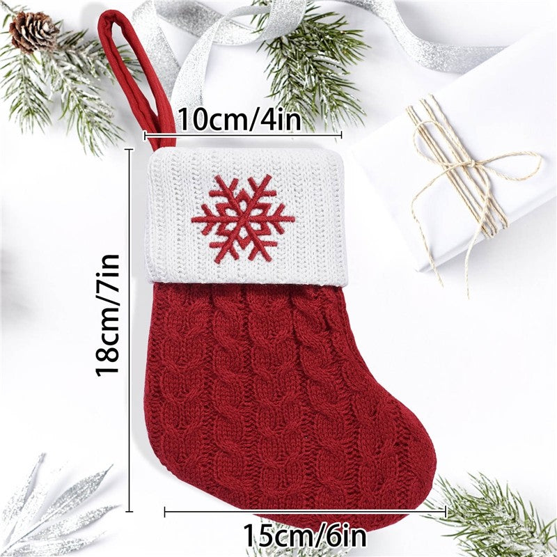 Red Letter Santa Stocking Candy Bag