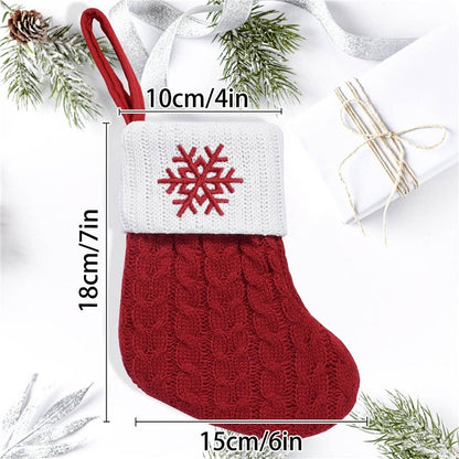 Red Letter Santa Stocking Candy Bag