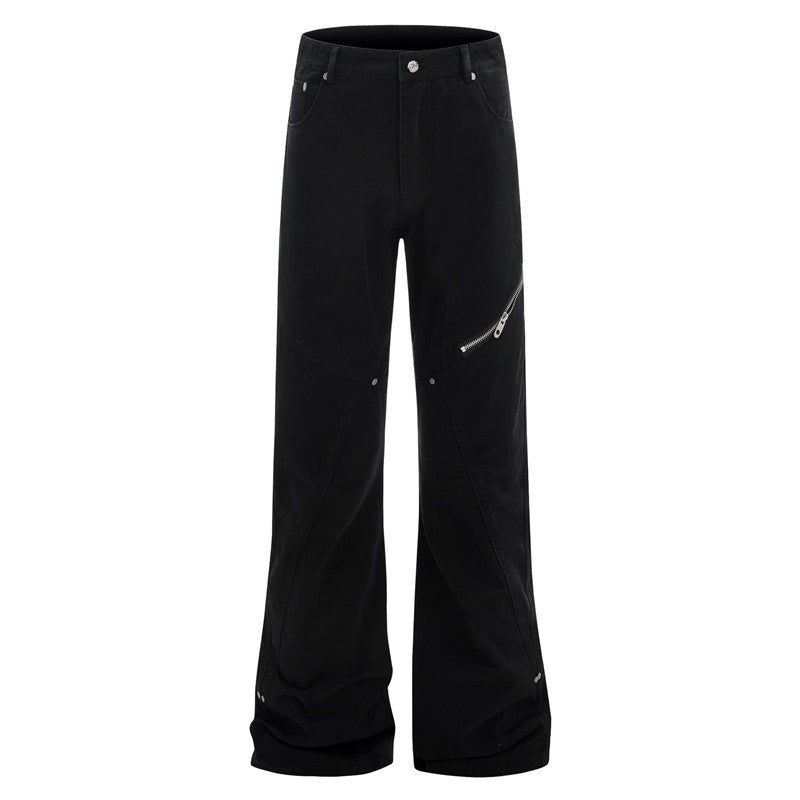 Vintage Washed Distressed Cargo Pants