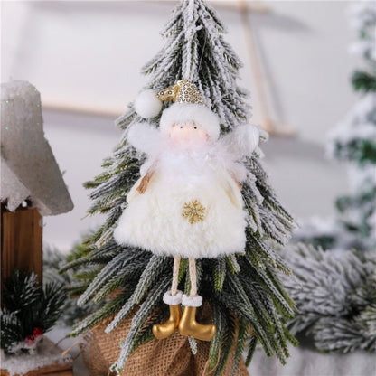 Christmas Feather Angel Pendant