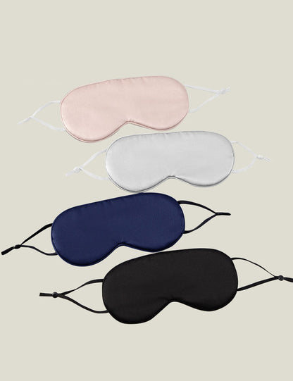 Soft Mulberry Silk Sleep Mask with Ear Hook