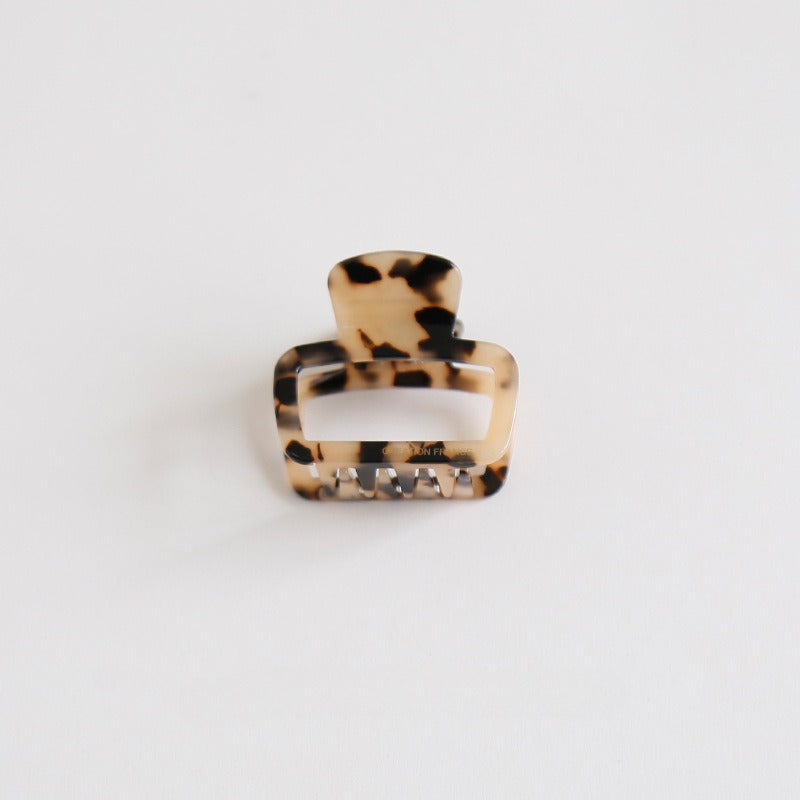 Minimalist Acetate Square Medium Hair Clip