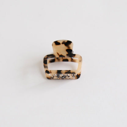 Minimalist Acetate Square Medium Hair Clip