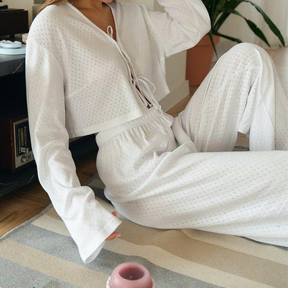 2 Piece Lounge Outfits Sleepwear Set