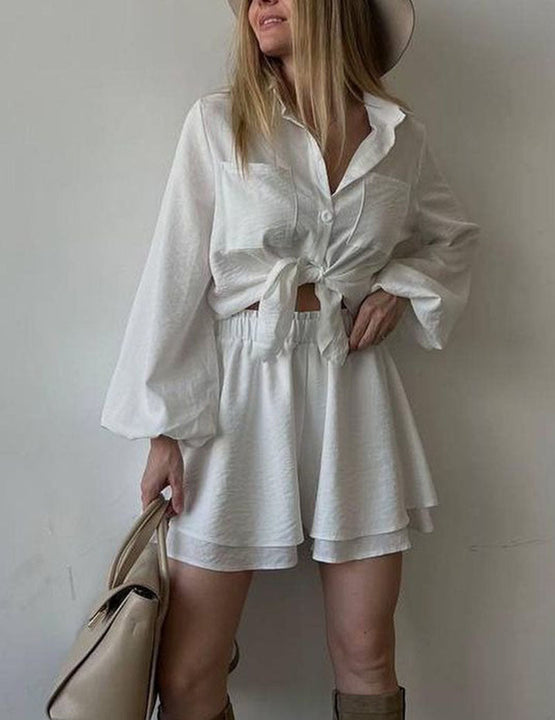 White Short Sleeve Shirt