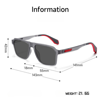 Classic Color Block Punk Sunglasses