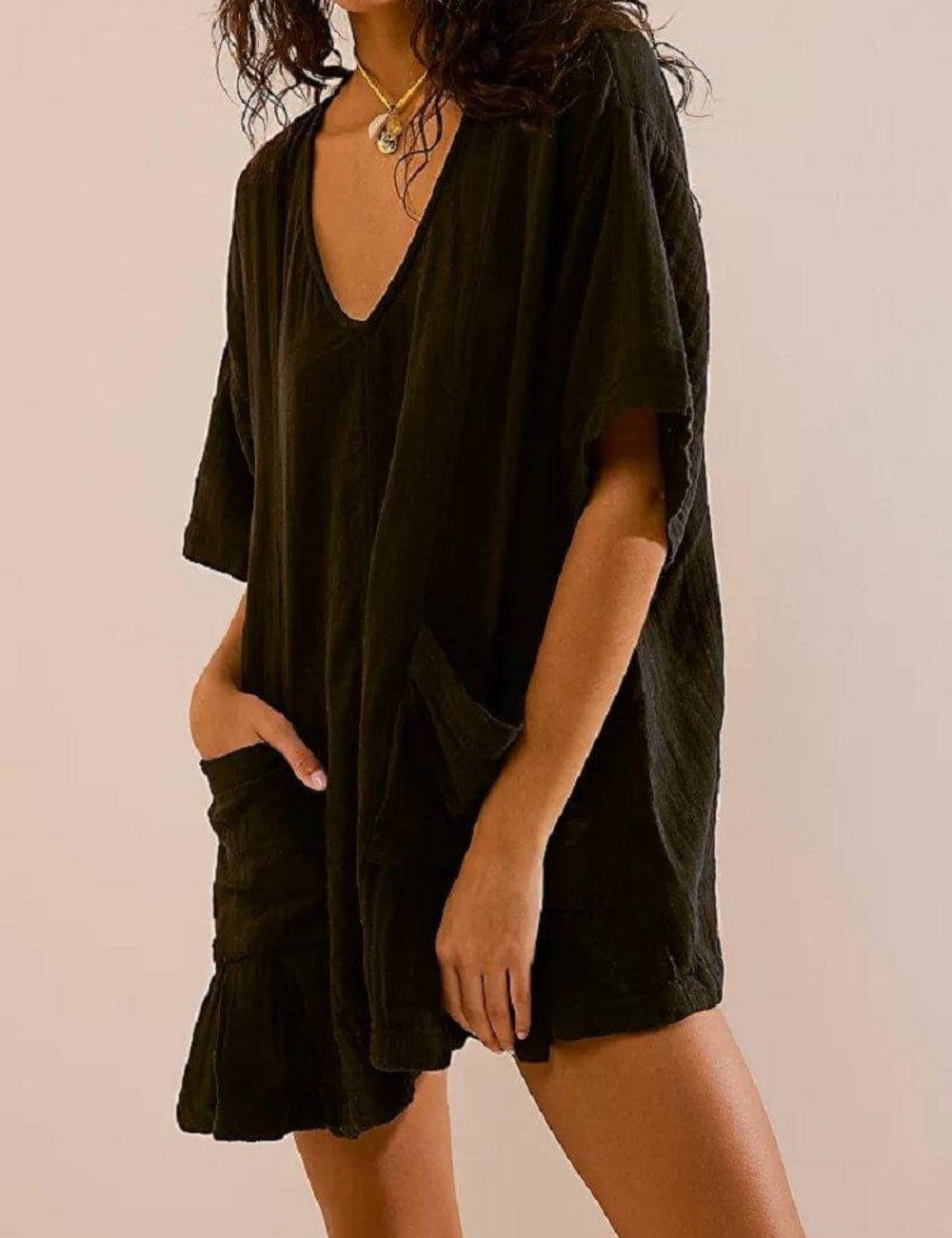 V-Neck Short Sleeves Jomper