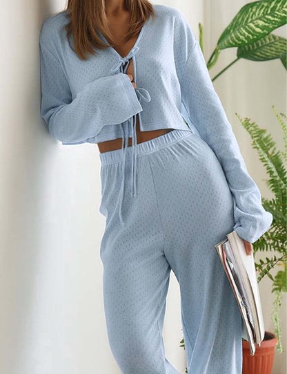 2 Piece Lounge Outfits Sleepwear Set