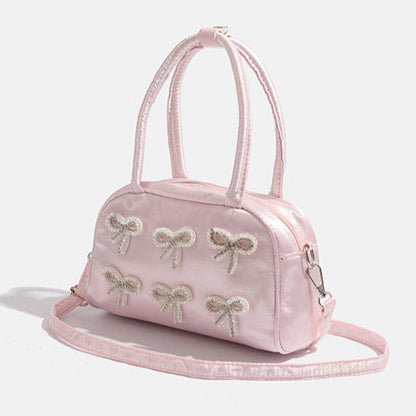 Cute Bow Rhinestone Shoulder Bag