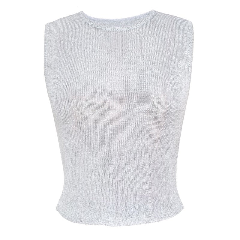 Stylish Sheer Tank Top For Women