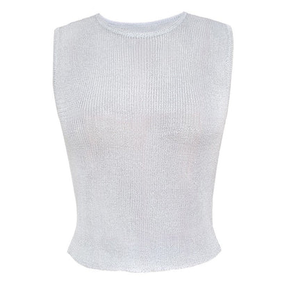 Stylish Sheer Tank Top For Women