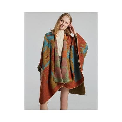 Imitation Cashmere Jacquard Shawl Scarf