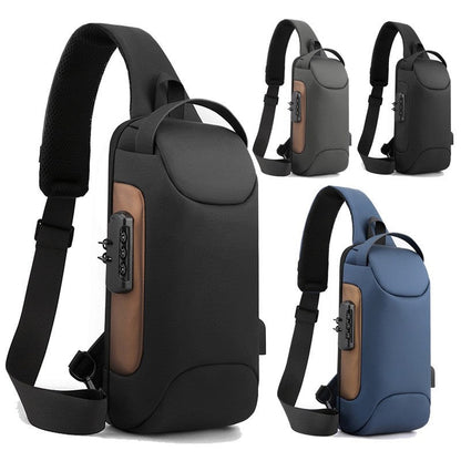 Men's USB Charging Anti-Theft Crossbody Bag
