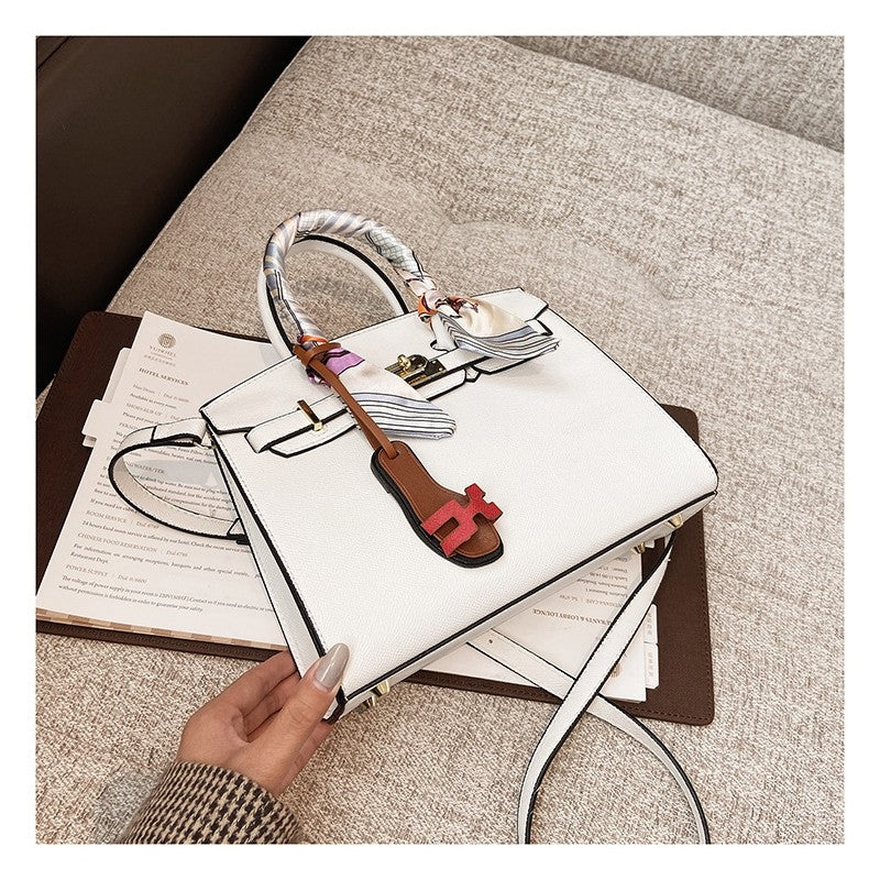 Muticolor Single-Shoulder Crossbody Square Kelly Bag