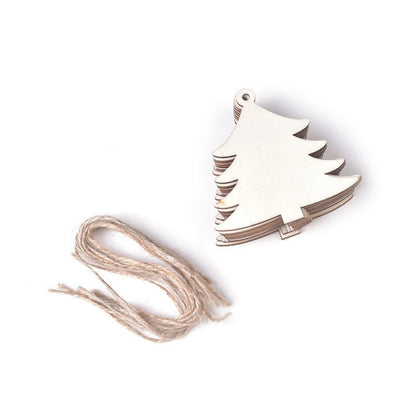 Christmas Wooden Candle Decorations