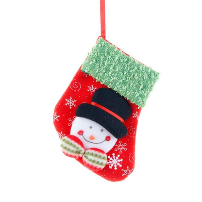 Christmas Socks Gift Bag Small Christmas Socks Pendant Christmas Tree Pendant