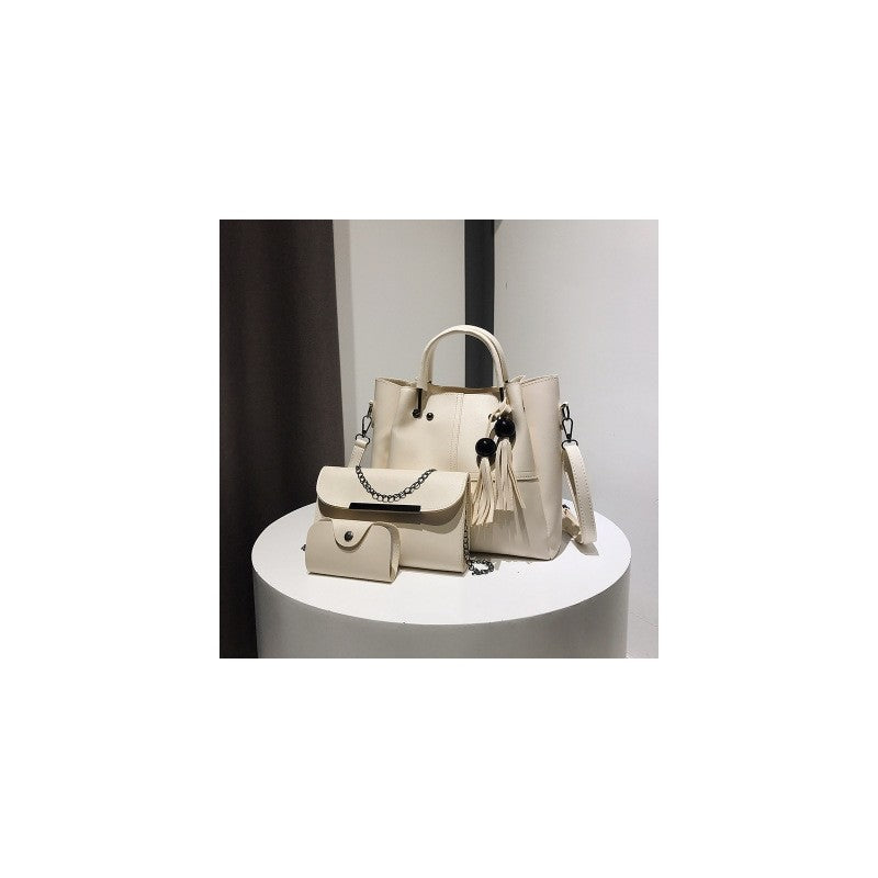 Three-Piece Bag With Tassels