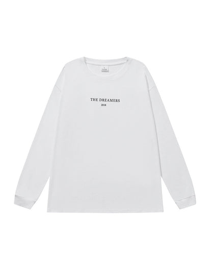 Letter Print Casual Pullover T-Shirt