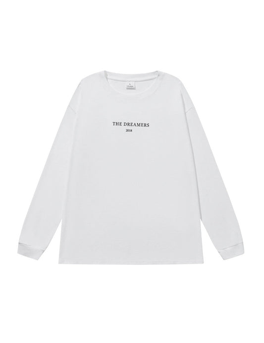 Letter Print Casual Pullover T-Shirt