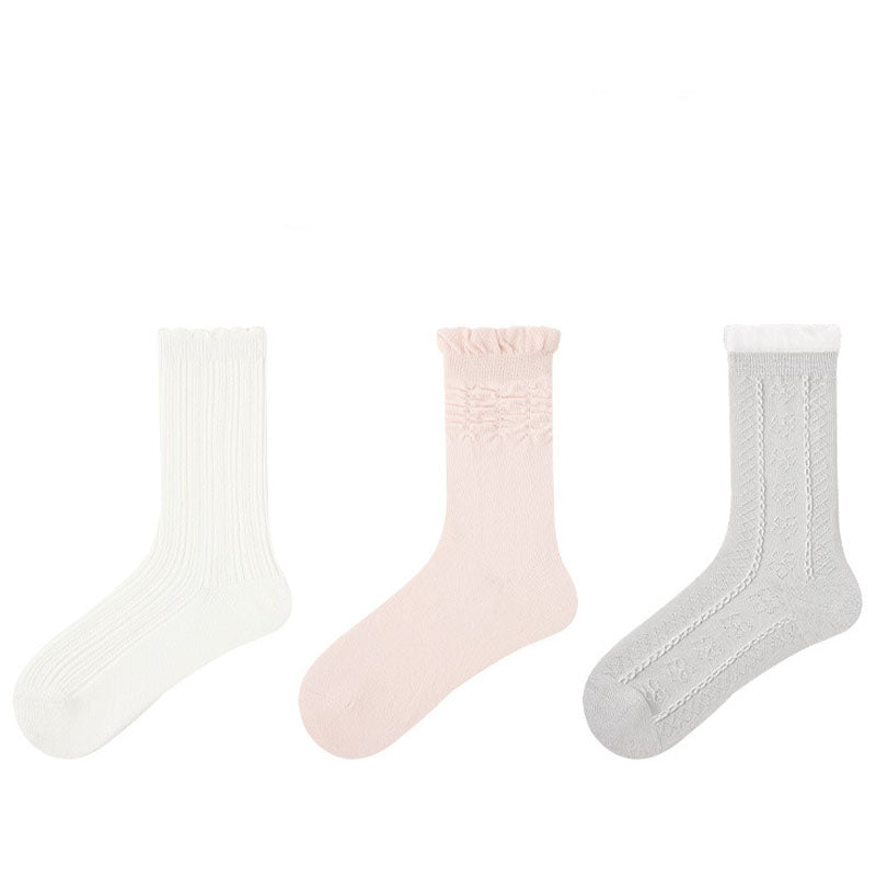 Simple Casual Sports Crew Socks
