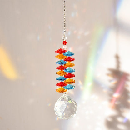 Rainbow Love Crystal Simple Home Hangings