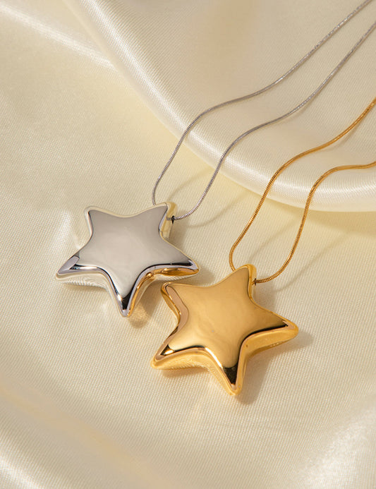 Star Titanium Pendant Necklace
