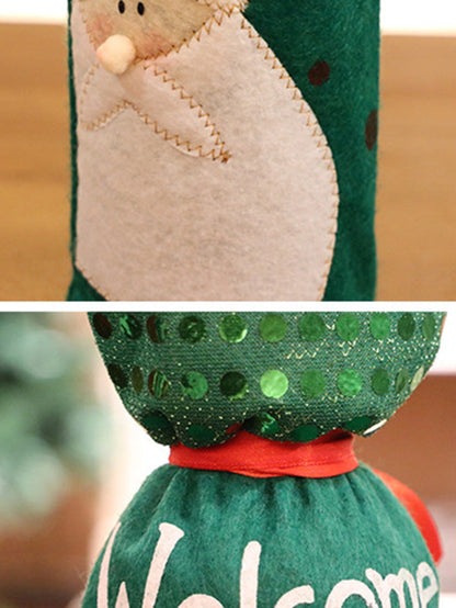 Christmas Decoration Wine Bags