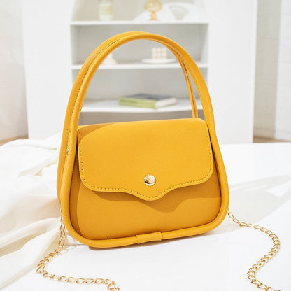 Women's Temperament Solid Color Fashion Handbag