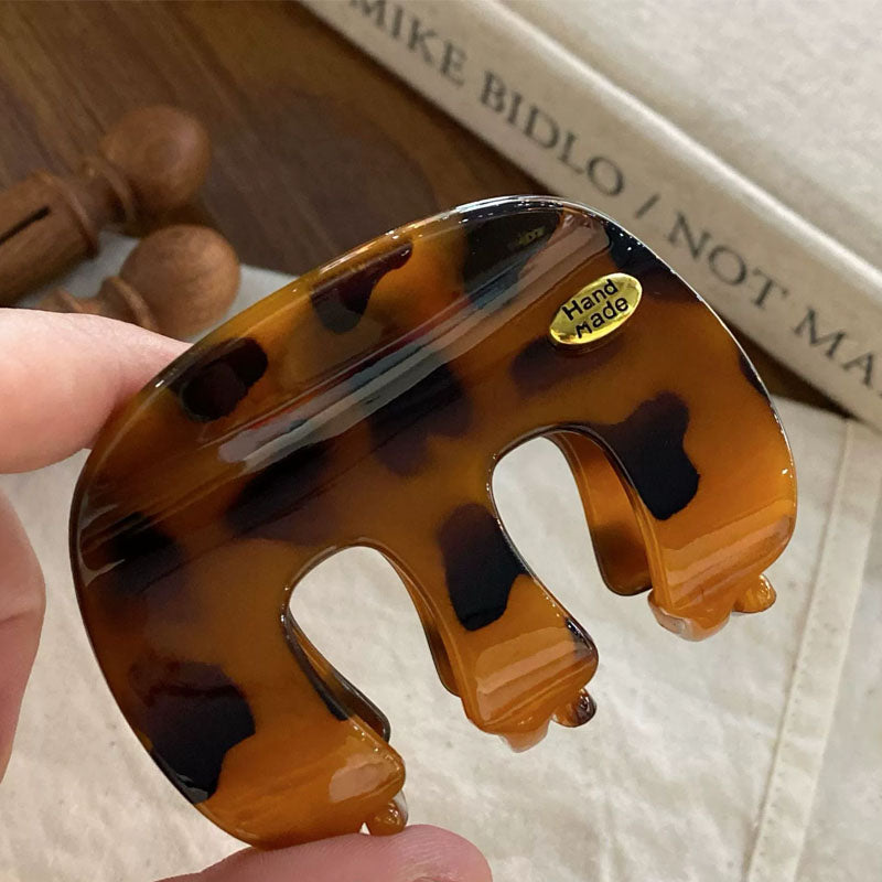 Simple Solid Color Small Hair Claw