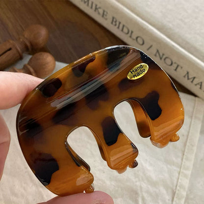 Simple Solid Color Small Hair Claw