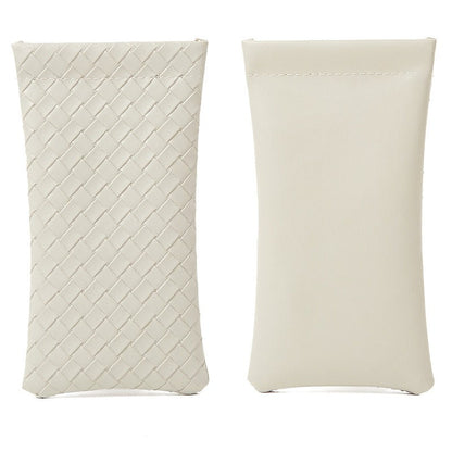 Solid Color Squeeze Top Eyeglass Pouch