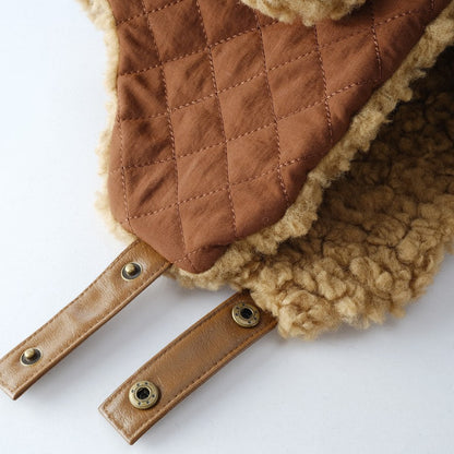 Solid Color Teddy Padded Warm Hat