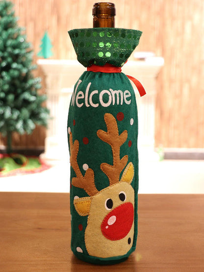 Christmas Decoration Wine Bags