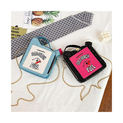 Shining Sequin Letters Crossbody Bag