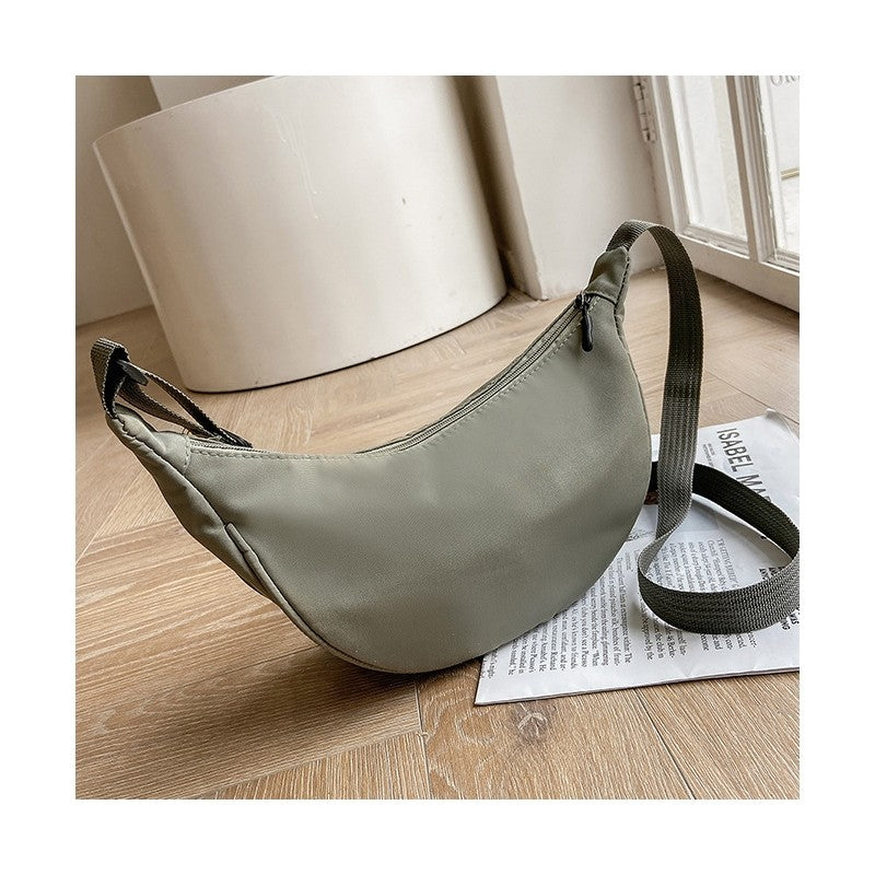 Cow Printed Crossbdody Dumpling Bag