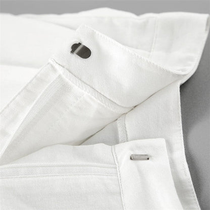 Solid Color Suit Vest Shorts Two-Piece Set